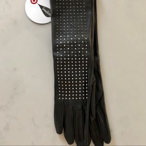 Brian Atwood NM Embellished Leather Gloves